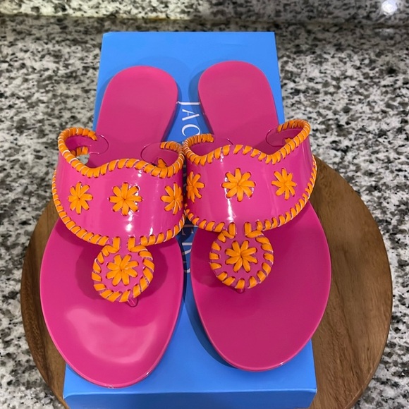 Jack Rogers Shoes - Jack Rogers Jelly Sandals Fuchsia Pink Size 7